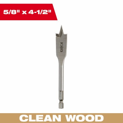 MILWAUKEE Milwaukee 48-27-0007 Flat Boring Bit 5/8 Inch
