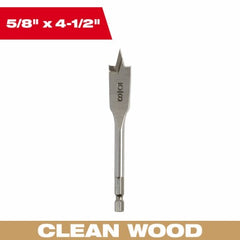 MILWAUKEE Milwaukee 48-27-0007 Flat Boring Bit 5/8 Inch