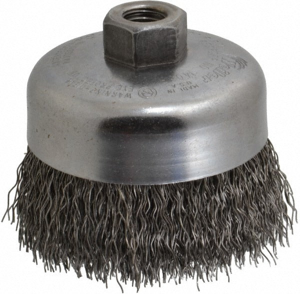 WEILER Weiler 93653 Cup Brush 4 in Crimped Steel Wire