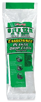 BERRY PLASTICS Berry Plastics Corp 626208 Textured Drop Cloth 9x12 Ft