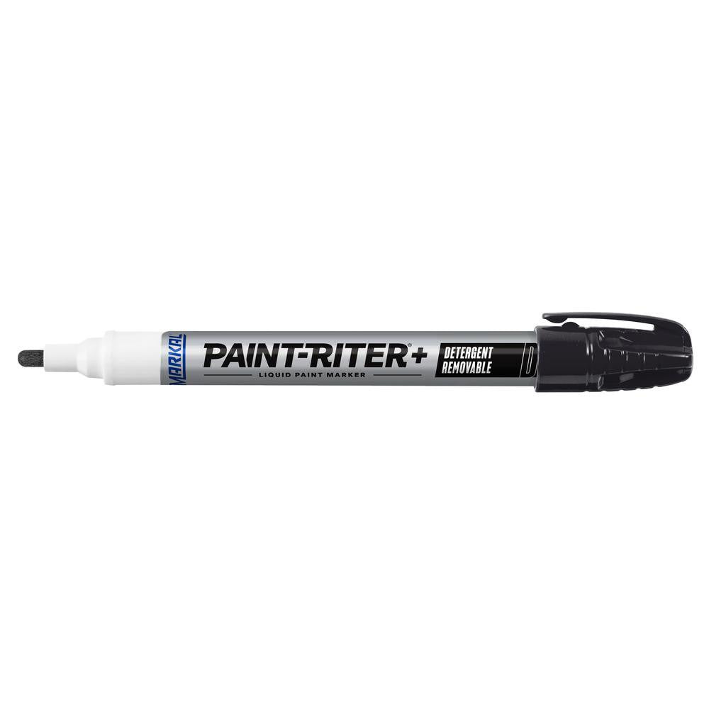 MILWAUKEE Markal 97013 Removable Liquid Paint Marker Bullet Tip Black