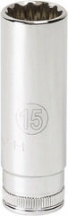 GEARWRENCH Gearwrench 80145 Deep Hand Socket 1/4 in Drive 10 Mm 6-pt