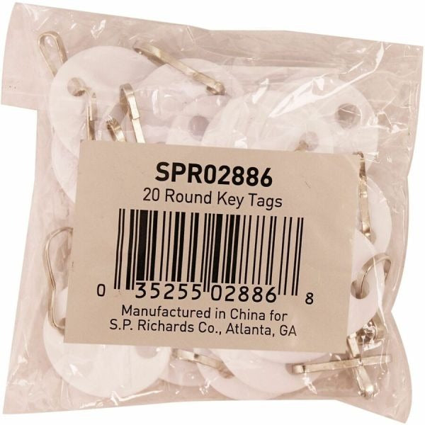 SPARCO Sparco SPR02886 Oval Key Tags 20/Pack (0.75in x 1.10in)