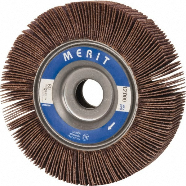 MERIT Merit Abrasives 08834122035 Flap Wheel 80 Grit 4x1 in