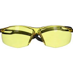 3M 3M 7100239090 Safety Glasses Amber Polycarbonate Wraparound