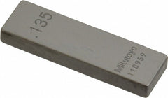 MITUTOYO Mitutoyo 611175-541 Steel Gage Block 0.135 in Grade AS-1