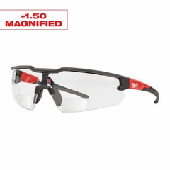 MILWAUKEE Milwaukee 48-73-2202 Safety Glasses +1.50 Clear Magnified 6pk