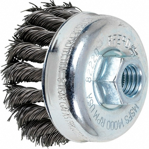 PFERD Pferd 79182220 Knotted Cup Brush 2-3/4 in Carbon Steel