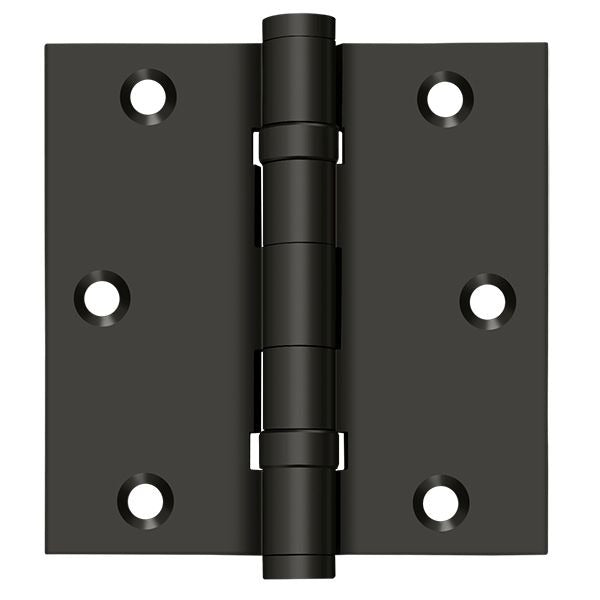 DELTANA Deltana DSB35B10B Square Hinge Ball Bearing Oil Rubbed Bronze