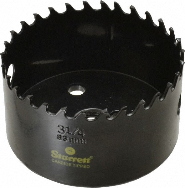 STARRETT Starrett 65632 Hole Saw 3-1/4 in Carbide Tipped