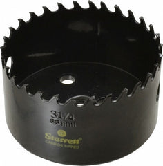 STARRETT Starrett 65632 Hole Saw 3-1/4 in Carbide Tipped