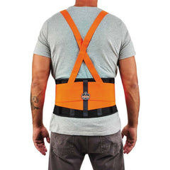 ERGODYNE Ergodyne 11885 Back Support Belt with Shoulder Straps Xl