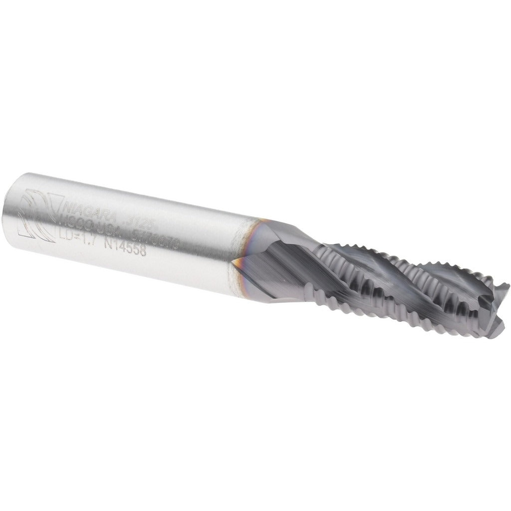 SECO TOOLS Seco 17007761 Roughing End Mill 5/16 in 4 Flute Cobalt