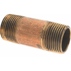 MERIT BRASS Merit Brass 2016-300BSPT Brass Pipe Nipple 1 in Bspt