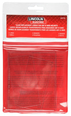 LINCOLN ELECTRIC Lincoln Electric KH778 Welding Helmet Lens Kit 4 Pack