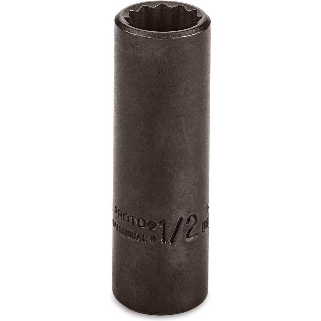 PROTO Proto J5016B Deep Hand Socket 1/2 in 12-point 3/8 Drive