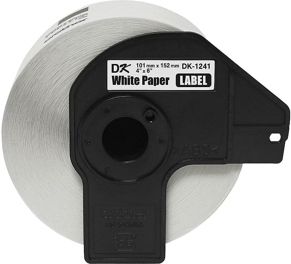 BROTHER Brother BRTDK1241 Die-Cut Shipping Labels (4 x 6 inch, 200 per Roll)