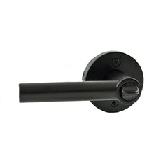 KWIKSET Kwikset 740MILRDT-514S Milan Lever Entry Lock Matte Black