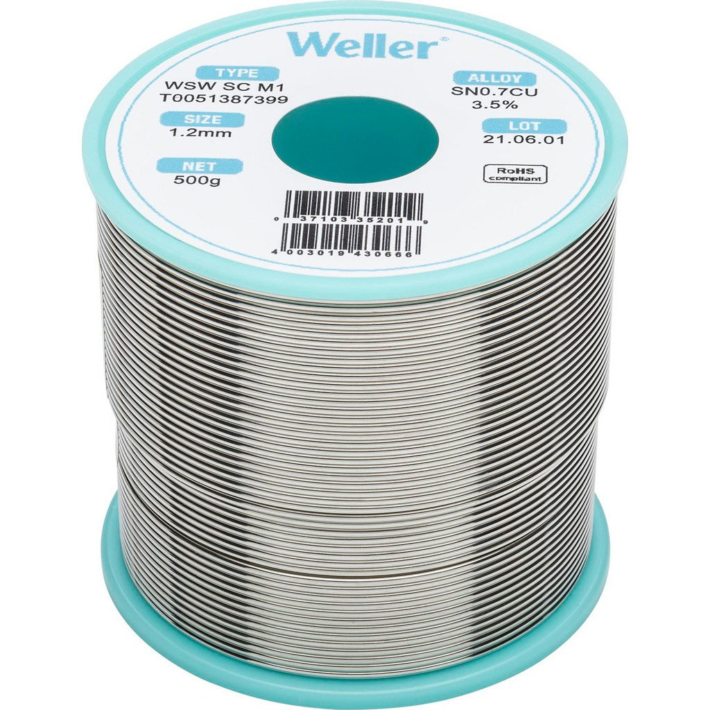 WELLER Weller T0051387399 Silver Free Alloy Solder Spool 500g
