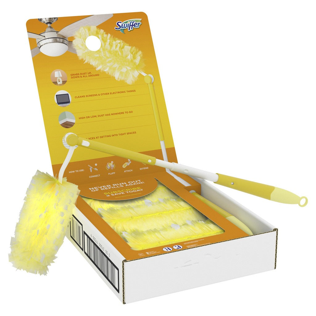 SWIFFER Swiffer PGC77300 Heavy Duty Dusting Kit 3 Ft 12 Refills
