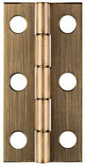 NATIONAL HARDWARE National Mfg N211-243 Solid Brass Narrow Hinge 2x1 in 2 Pack