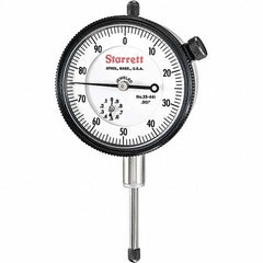 STARRETT Starrett 66863 Dial Drop Indicator 0-1 in 0.001 Grad Lug Back