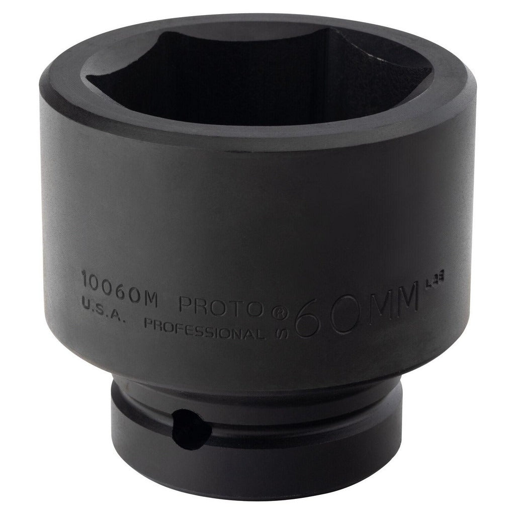 PROTO Proto J10060M Impact Socket 1 in Drive 60mm 6-point