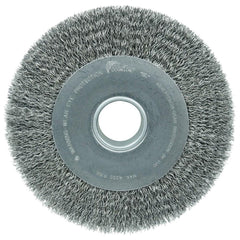 WEILER Weiler 03200 Wheel Brush 10 Inch Carbon Steel Crimped