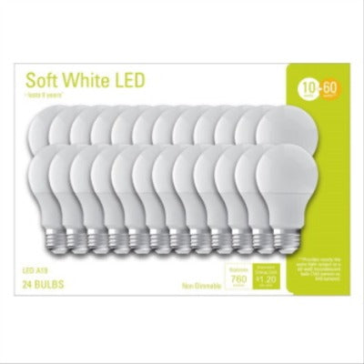 GE G E Lighting 93130360 Led A19 10W 2700K Bulb 24 Pack