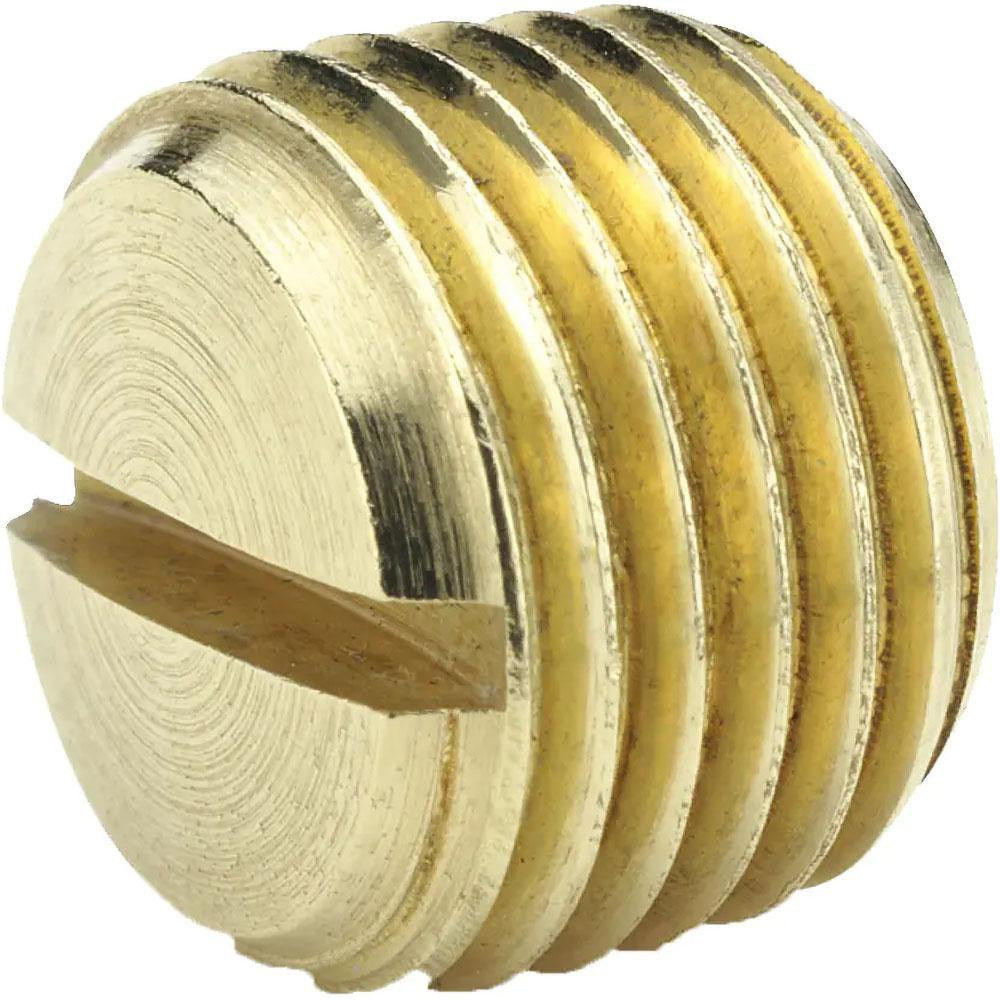 PARKER Parker 220P-4 Slotted Pipe Plug 1/4 in Mnptf Brass