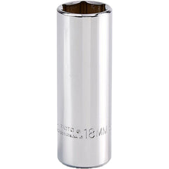 PROTO Proto J5018MH 18mm 6-point Deep Hand Socket 3/8 Drive