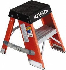 WERNER Werner SSF02 Fiberglass Step Ladder Type Iaa 1-step