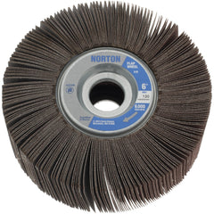 NORTON Norton 63642502694 Flap Wheel 120 Grit 6x2 in Aluminum Oxide