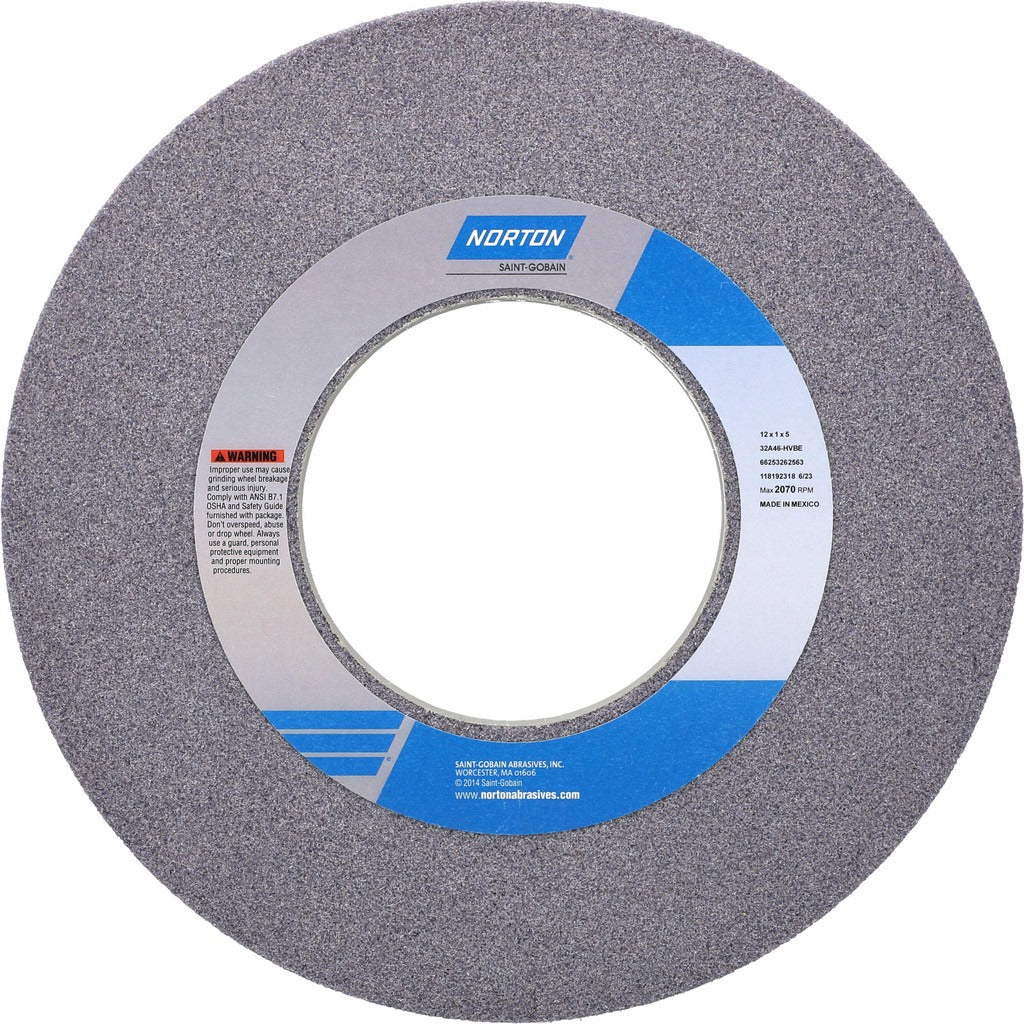 NORTON Norton 66253262563 Surface Grinding Wheel 12in 46 Grit