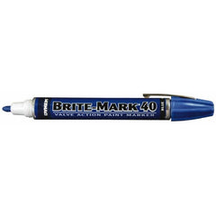 DYKEM Dykem 40001 Oil-based Broad Point Marker Blue