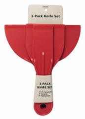 RED DEVIL Red Devil Inc 4718TV Plastic Putty Knife Set 3 Pack