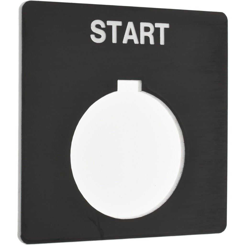 SCHNEIDER ELECTRIC Schneider Electric 9001KN101BP Legend Plate Start 30mm