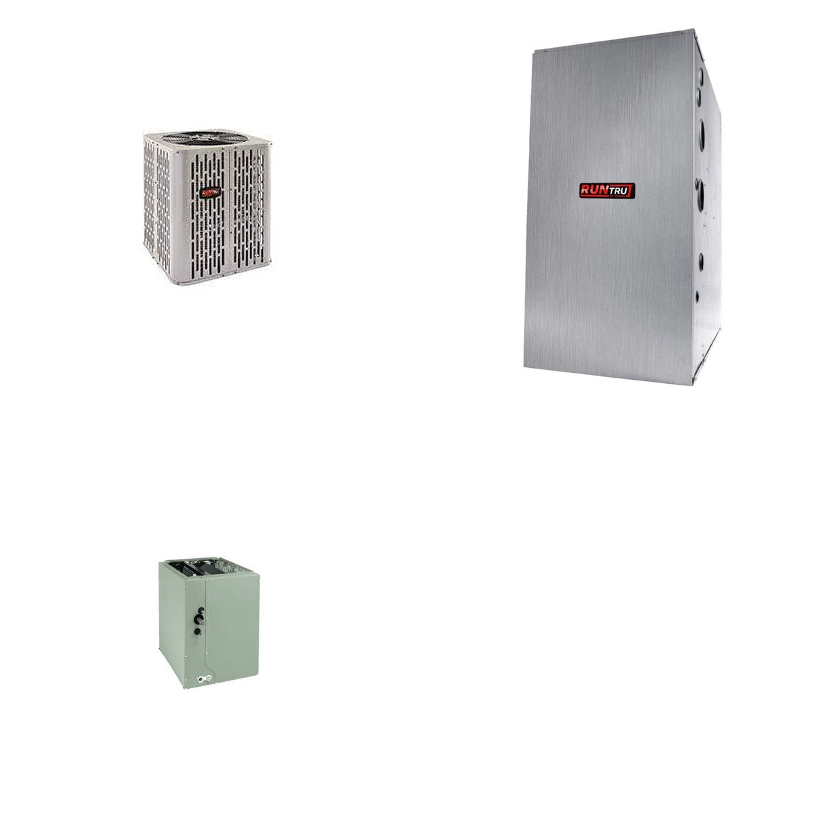TRANE TRANE 48000 BTU R-454B 15.2 SEER2 Central Heat Pump + Furnace + Coil