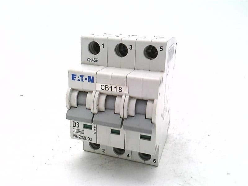 EATON Eaton WMZS3D03 Miniature circuit breaker 3 A (3 Pole) FAZ-D3-3