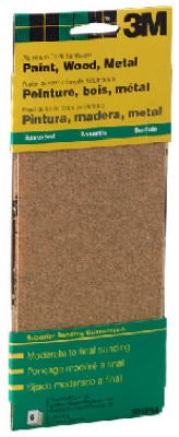 3M 3M Company 9019NA Aluminum Oxide Sandpaper Assorted 6 Pack