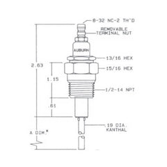 AUBURN IGNITION PRODUCTS E5-FRS-2-6 FLAME ROLLOUT SWITCHES