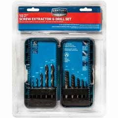 CENTURY DRILL & TOOL Century Drill Tool 88710 10-pc Extractor Lh Drill Bit Set