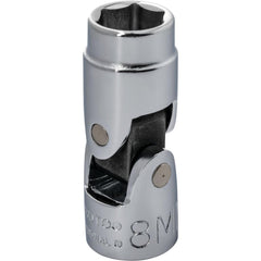 PROTO Proto J4808AM 8mm 6-point 1/4 Drive Hand Socket