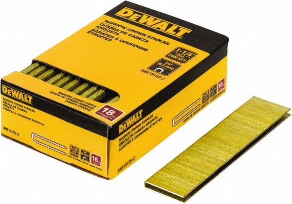 DEWALT Dewalt DNS18125-2 Construction Staple 18 Gauge 1-1/4 in