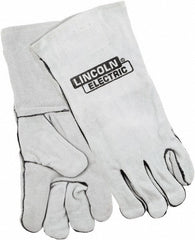 LINCOLN ELECTRIC Lincoln Electric KH641 Welding Gloves Leather Gauntlet