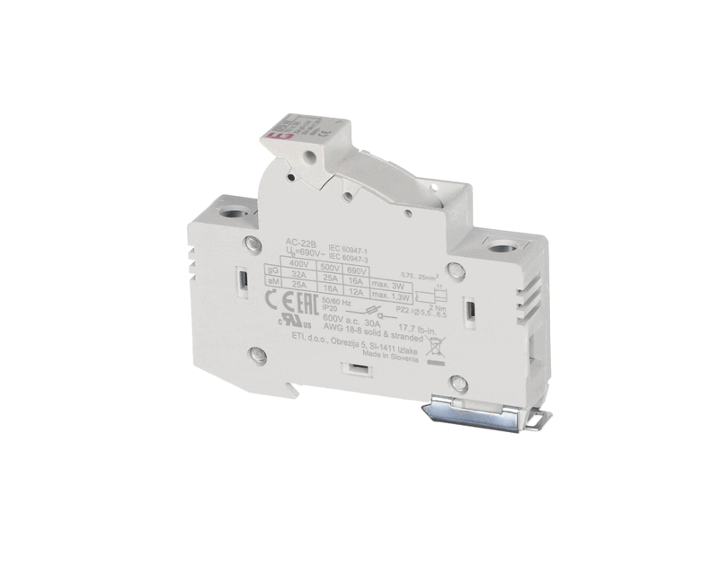 U-LINE U-Line 80-55638-03 Fuse Holder 32 Amp 600V (DIN Rail Mount) QUALR25-0079