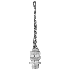 Hubbell Wiring Device-Kellems 07401033 Deluxe Cord Grip Straight Male 1.437-1.562 2 with Mesh