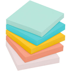 3M 3M MMM654AST Post-it Notes 3 inches x 3 inches Square 12/Pack