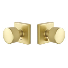 EMTEK Emtek EE3210PGSB Privacy Lock Page Knob Square Rose