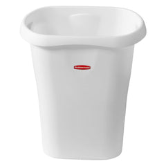 RUBBERMAID Rubbermaid FG5L5100WHT Open Top Wastebasket 12 Qt White